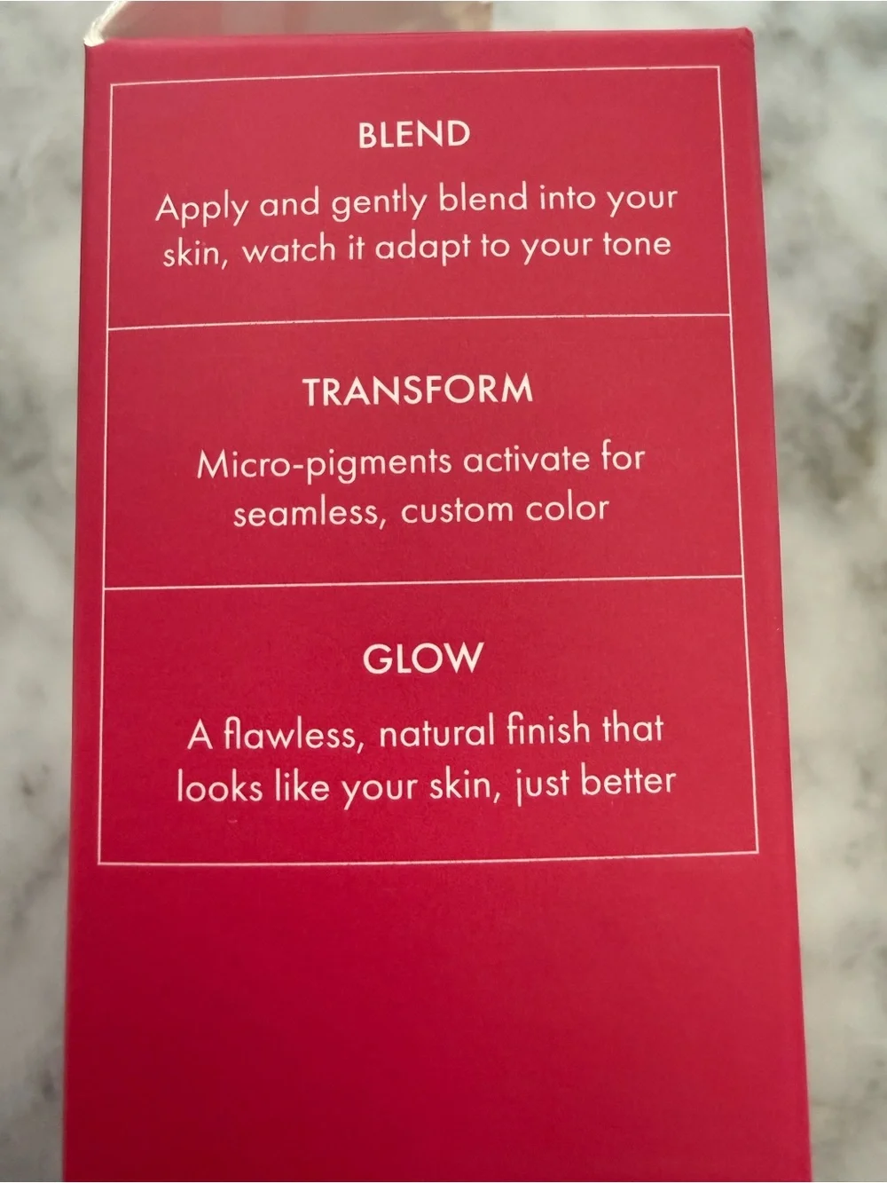 Color Changing Foundation - light